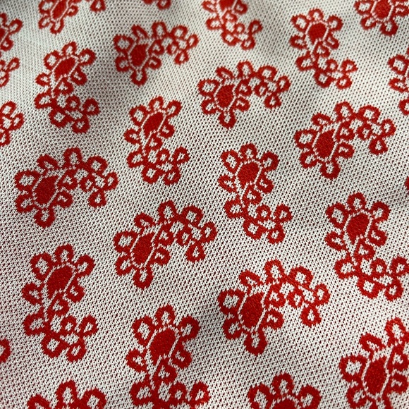 Red and white retro dress - Picture 3 of 3